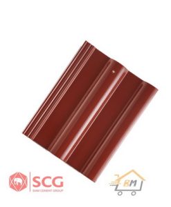 กระเบื้องหลังคาเซรามิก เอสซีจี รุ่นเอ็กซ์เซลล่า คลาสสิค สีคาเนเลียนบราวน์