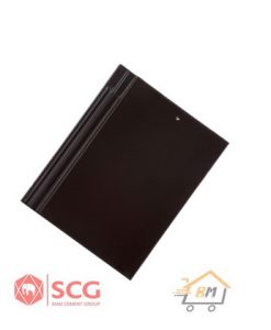 กระเบื้องหลังคาเซรามิก เอสซีจี รุ่นเอ็กซ์เซลล่า โมเดิร์น สีโคโค่บราวน์