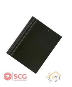 กระเบื้องหลังคาเซรามิก เอสซีจี รุ่นเอ็กซ์เซลล่า โมเดิร์น สีโอลีฟ กรีน