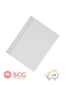 กระเบื้องหลังคาเซรามิก เอสซีจี รุ่นเอ็กซ์เซลล่า โมเดิร์น สีไวท์ แมต