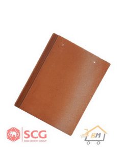 กระเบื้องหลังคาคอนกรีต เอสซีจี รุ่นเพรสทีจ สีชาโตว์บริค