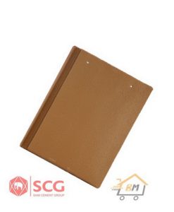 กระเบื้องหลังคาคอนกรีต เอสซีจี รุ่นเพรสทีจ สีไชนีบราวน์