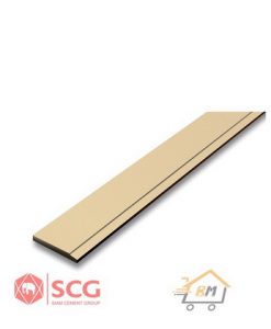 ไม้เชิงชาย เอสซีจี ขนาด 15x300x1.6 ซม.และ ขนาด 20X300X1.6 ซม. สีรองพื้นครีม