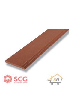 ไม้เชิงชาย เอสซีจี รุ่นพร้อม ขนาด 23.5x300x1.8 ซม. สีรองพื้น