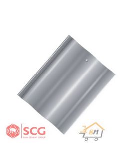 กระเบื้องหลังคาเซรามิก เอสซีจี รุ่นเซลิกา เคิร์ฟ สีเพิร์ลลี่ เกรย์
