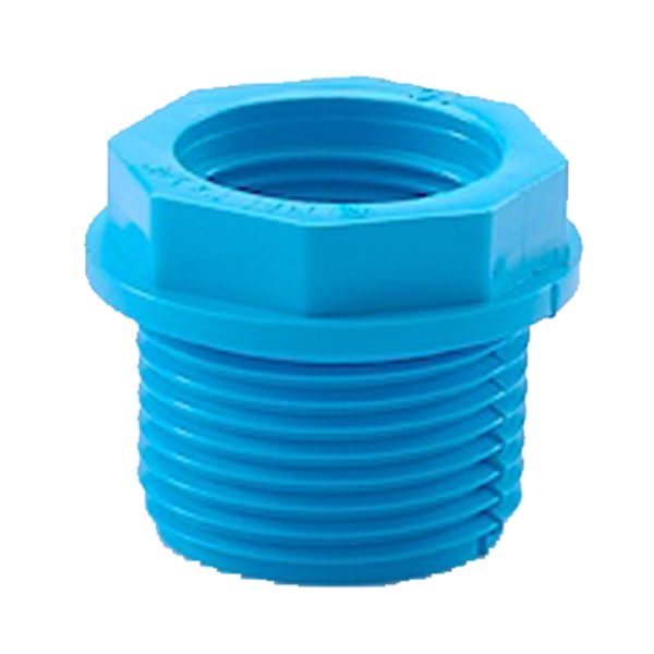 ข้อต่อลดเหลี่ยมหนา 20x18ฟ้า(3/4"X1/2") SCG