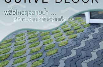บล็อกปูพื้น เอสซีจี รุ่น เคิร์ฟ CURVE BLOCK