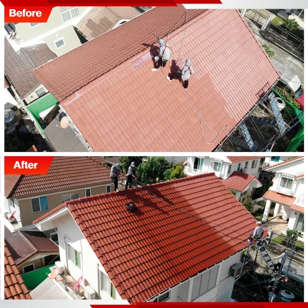 บริการทาสีหลังคา (Roof Repaint)3
