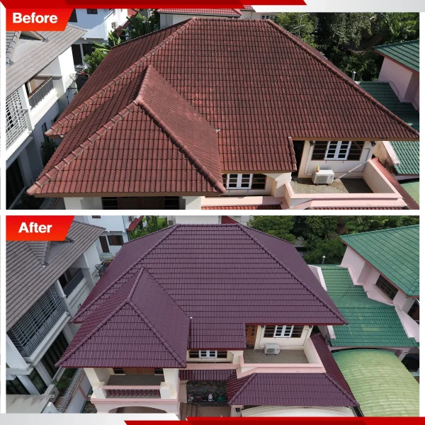 บริการเปลี่ยนกระเบื้องหลังคาทั้งผืน (Re-Roof)