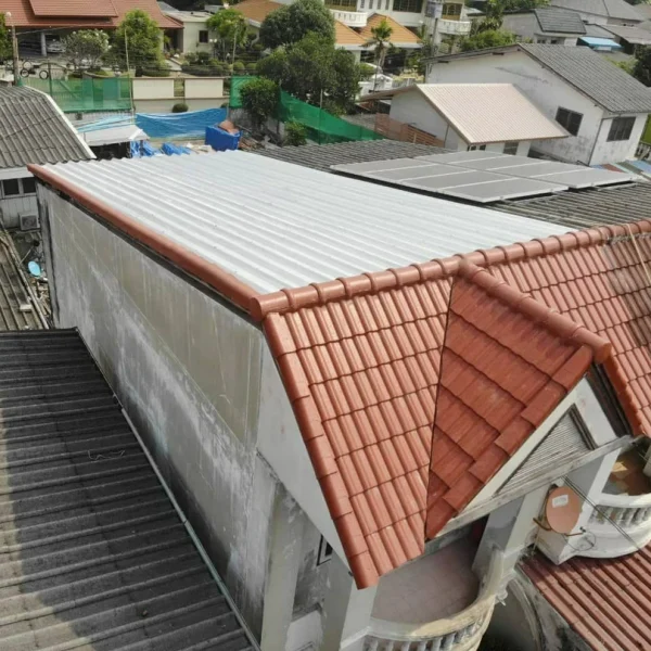 งานมุงหลังคา Top up roof SCG