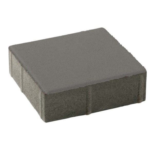 บล็อกปูพื้น เอสซีจี รุ่นศิลาเหลี่ยม เทา ขนาด 20X20X6